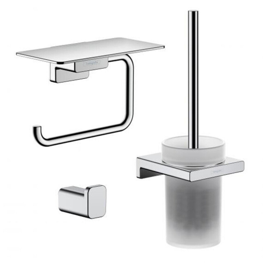 Hansgrohe Addstoris toiletaccessoireset - driedelig - Chroom SW651141/SW651126/SW651244 Hansgrohe Addstoris toiletaccessoireset - driedelig - Chroom SW651141/SW651126/SW651244 afbeelding 1