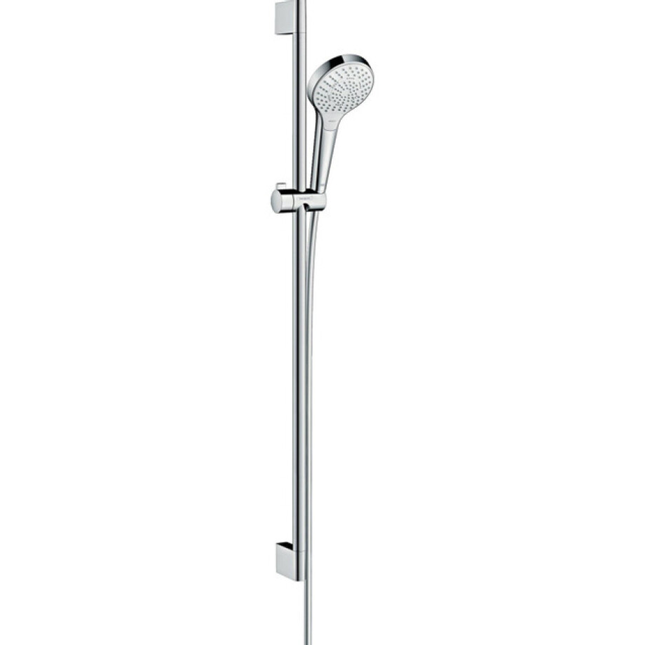 Hansgrohe Croma Select S Multi glijstangset met Croma Select S Multi handdouche 90cm met Isiflex`B doucheslang 160cm wit/chroom 26570400 Hansgrohe Croma Select S Multi glijstangset met Croma Select S Multi handdouche 90cm met Isiflex`B doucheslang 160cm wit/chroom 26570400 afbeelding 1