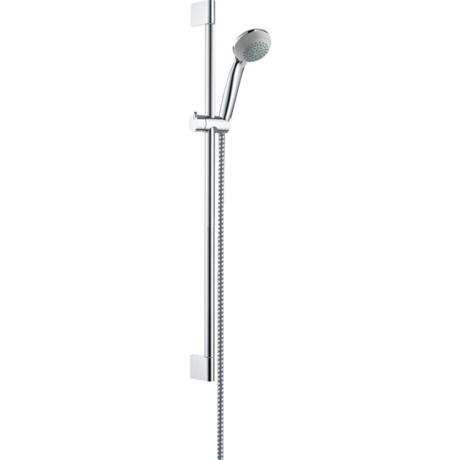 Hansgrohe Crometta 85 Unica glijstangset 65cm inclusief Crometta 85 Green handdouche chroom 27652000 Hansgrohe Crometta 85 Unica glijstangset 65cm inclusief Crometta 85 Green handdouche chroom 27652000 afbeelding 1