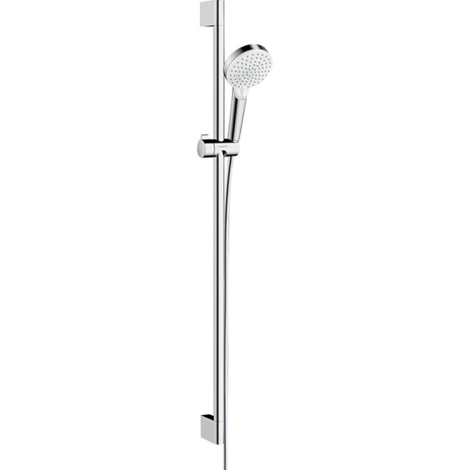 Hansgrohe Crometta vario doucheset 90cm wit chroom 26536400 Hansgrohe Crometta vario doucheset 90cm wit chroom 26536400 afbeelding 1