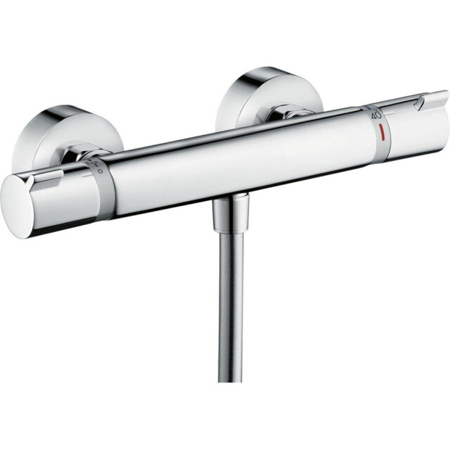 Hansgrohe Ecostat Comfort douchekraan thermostatisch met koppelingen chroom 13116000 afbeelding 1