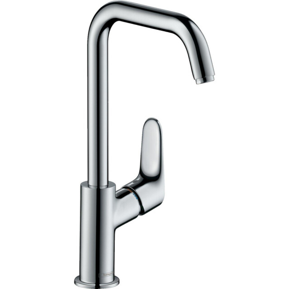 Hansgrohe Focus E2 wastafelkraan met hoge draaibare uitloop inclusief ComfortZone 240 met waste chroom 31609000 Hansgrohe Focus E2 wastafelkraan met hoge draaibare uitloop inclusief ComfortZone 240 met waste chroom 31609000 afbeelding 1