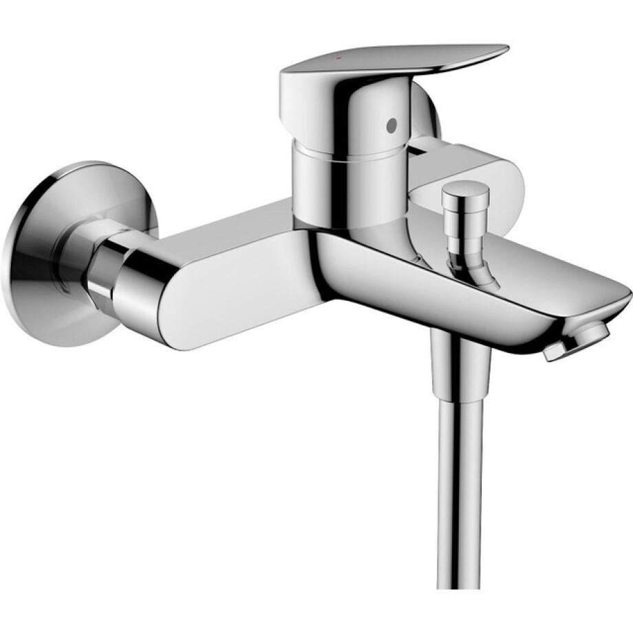 Hansgrohe Logis badkraan met omstel en koppelingen chroom 71400000 afbeelding 1