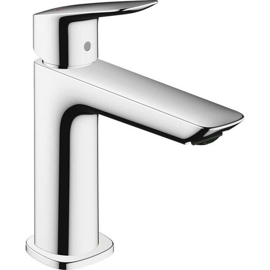 Hansgrohe Logis wastafelkraan 121 met waste chroom 71251000 afbeelding 1