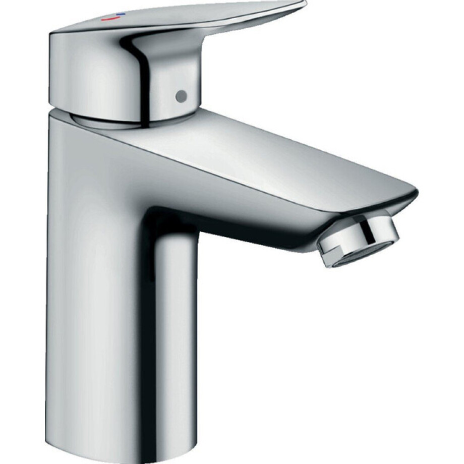 Hansgrohe Logiss wastafelkraan 100 CoolStart chroom 71103000 Hansgrohe Logiss wastafelkraan 100 CoolStart chroom 71103000 afbeelding 1