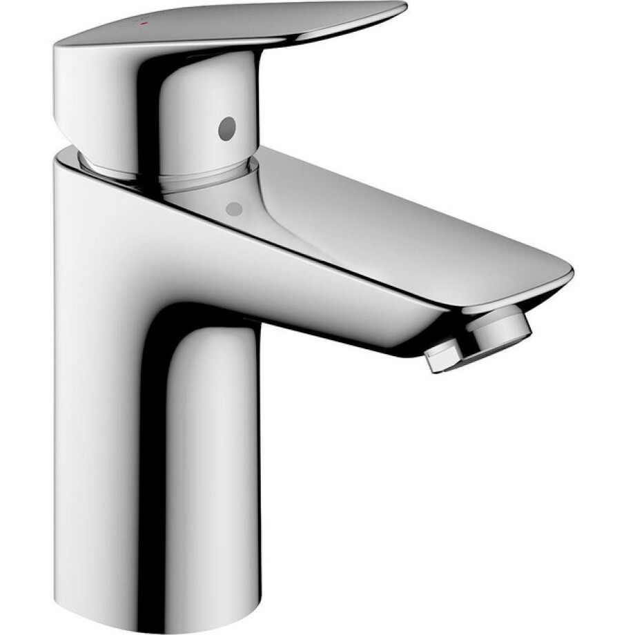 Hansgrohe Logiss wastafelkraan 100 met push open garnituur chroom 71107000 afbeelding 1