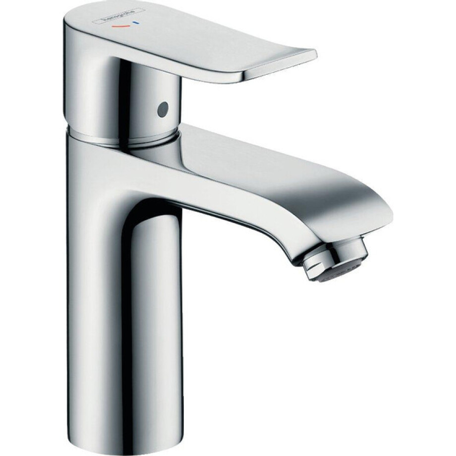 Hansgrohe Metris wastafelkraan 110 CoolStart met waste chroom 31121000 Hansgrohe Metris wastafelkraan 110 CoolStart met waste chroom 31121000 afbeelding 1