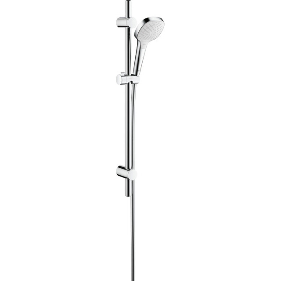 Hansgrohe MySelect glijstangset m. handdouche 65 cm, Ø11cm m. 3 straalsoorten m. doucheslang en verstelbare wandsteun chroom 26751400 afbeelding 1