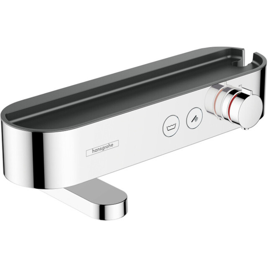 Hansgrohe Pulsify Select badthermotaat met showertablet 40cm chroom 24340000 afbeelding 1