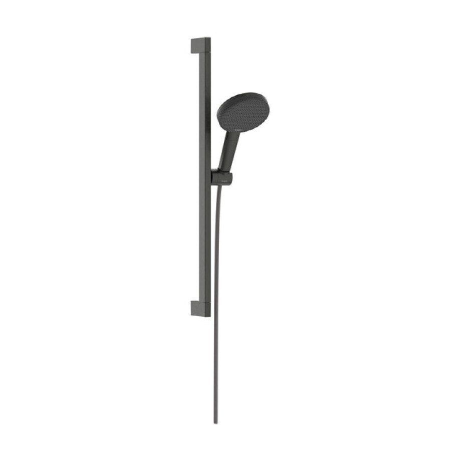 Hansgrohe Raindance alive 125 3 jet EcoSmart doucheset 65cm - Brushed Black Chrome (antraciet) 24600340 afbeelding 1