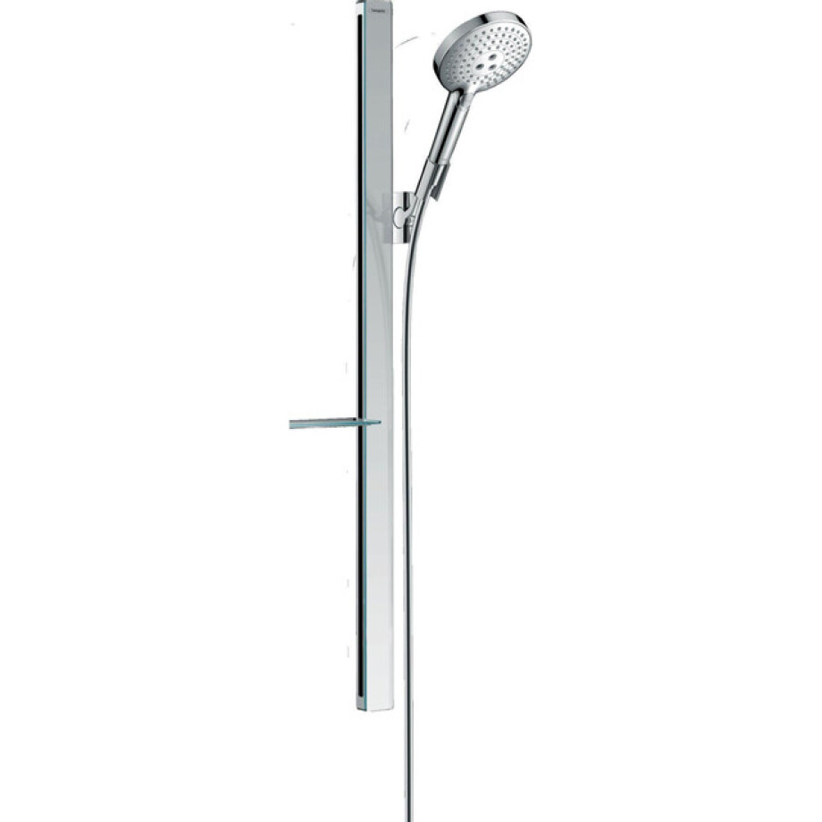 Hansgrohe Raindance Select S Unica Doucheset - glijstang - raindance select S 120 3jet handdouche - zeepschaal - 90cm - doucheslang 160cm - chroom 27648000 afbeelding 1