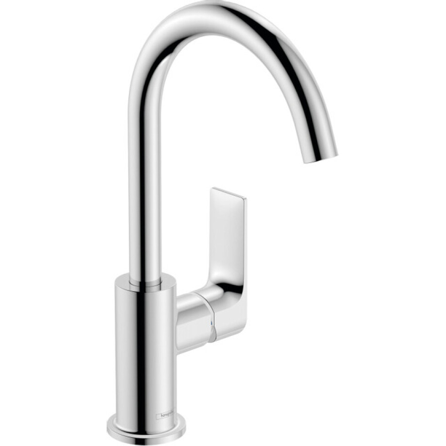 Hansgrohe Rebris E 1-gats wastafelkraan 210 m. draaibare uitloop m. waste chroom 72576000 afbeelding 1