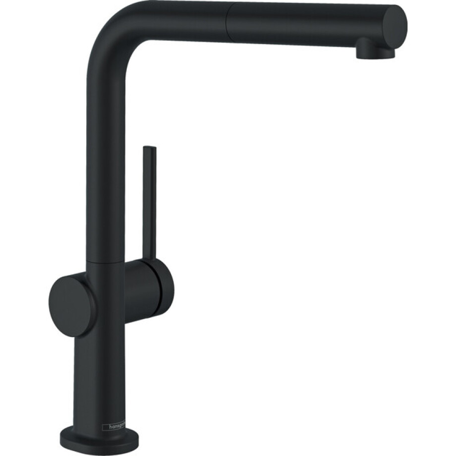 Hansgrohe Talis 1-gr keukenmkr 270 met uittrekbare uitloop mat zwart 72808670 Hansgrohe Talis 1-gr keukenmkr 270 met uittrekbare uitloop mat zwart 72808670 afbeelding 1