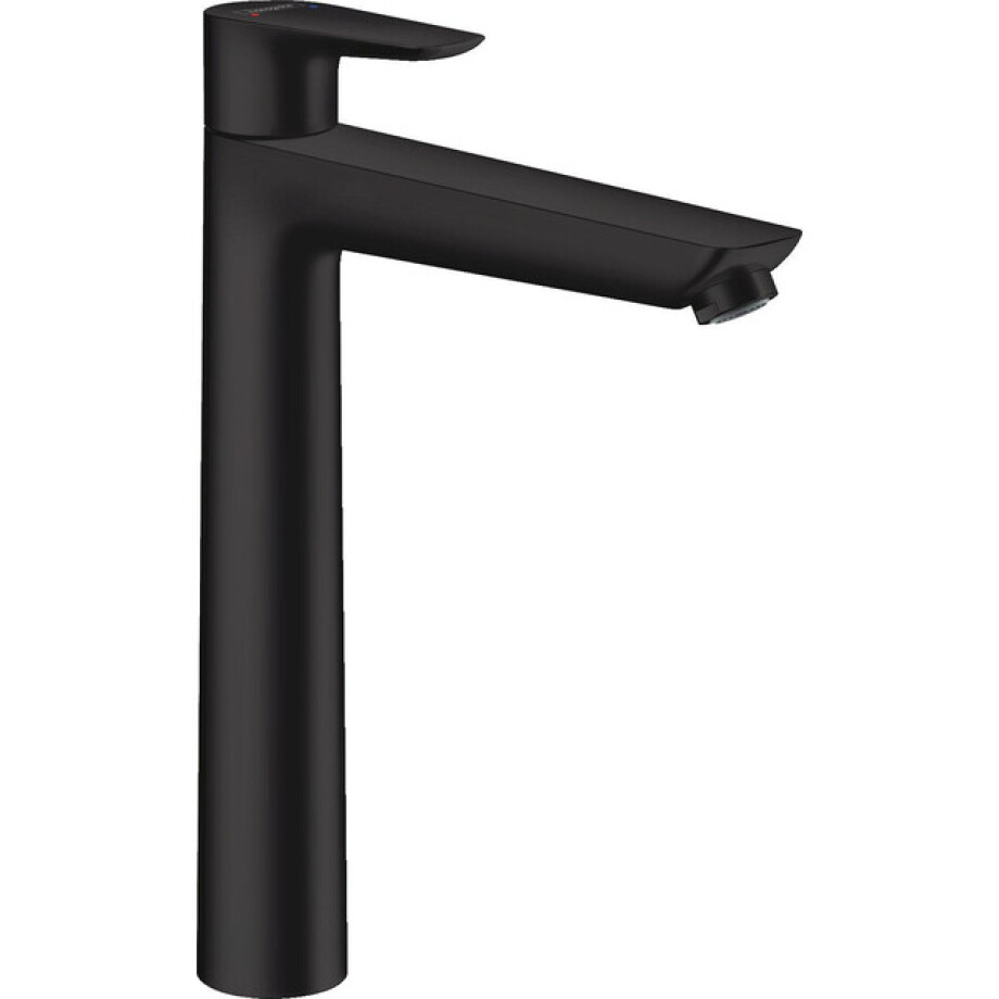 Hansgrohe Talis E wastafelkraan verhoogd 240 met waste mat zwart 71716670 Hansgrohe Talis E wastafelkraan verhoogd 240 met waste mat zwart 71716670 afbeelding 1