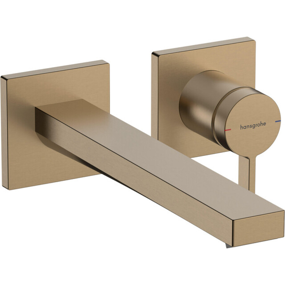 Hansgrohe Tecturis Wastafelkraan Inbouw - mengkraan - eengreeps - 22.5cm uitloop - geborsteld brons 73051140 Hansgrohe Tecturis Wastafelkraan Inbouw - mengkraan - eengreeps - 22.5cm uitloop - geborsteld brons 73051140 afbeelding 1