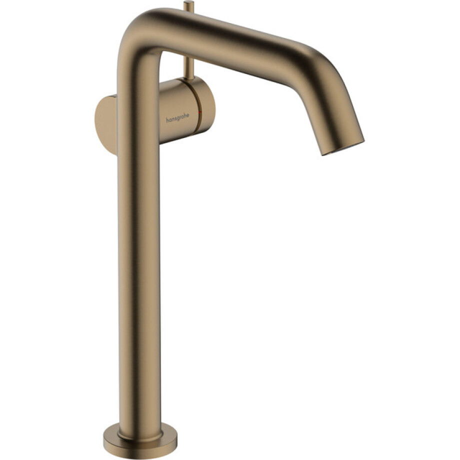 Hansgrohe Tecturis Wastafelmengkraan - voor waskommen - zonder waste - 16.7cm uitloop - geborsteld brons 73372140 afbeelding 1