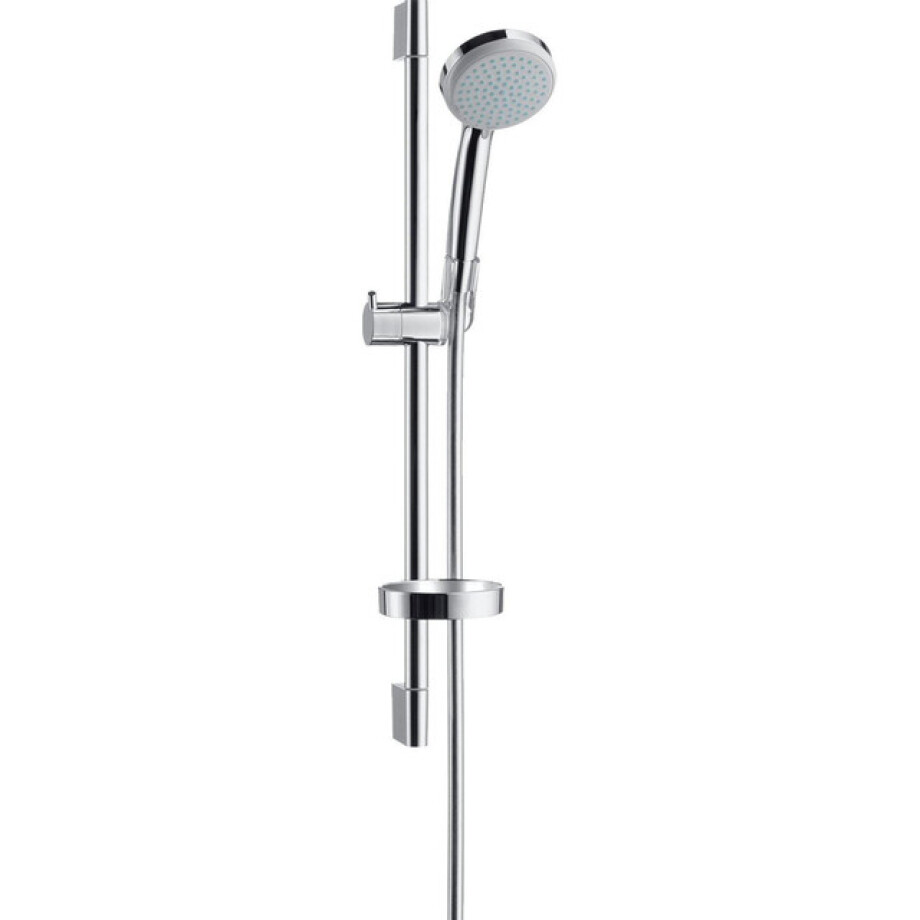 Hansgrohe Unica C glijstangset met handdouche Croma 100 Vario 65cm 9.4l min chroom 27776000 afbeelding 1