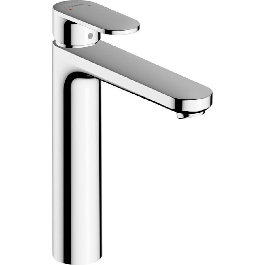 Hansgrohe Vernis wastafelkraan 108 highriser zonder waste chroom 71582000 afbeelding 1