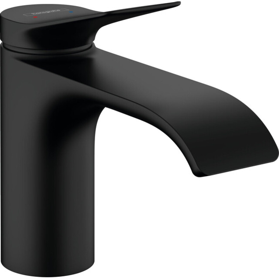 Hansgrohe Vivenis ééngreeps wastafelmengkraan 80 ééngreeps wastafelmengkraan 80 zonder waste set zwart mat 75012670 afbeelding 1