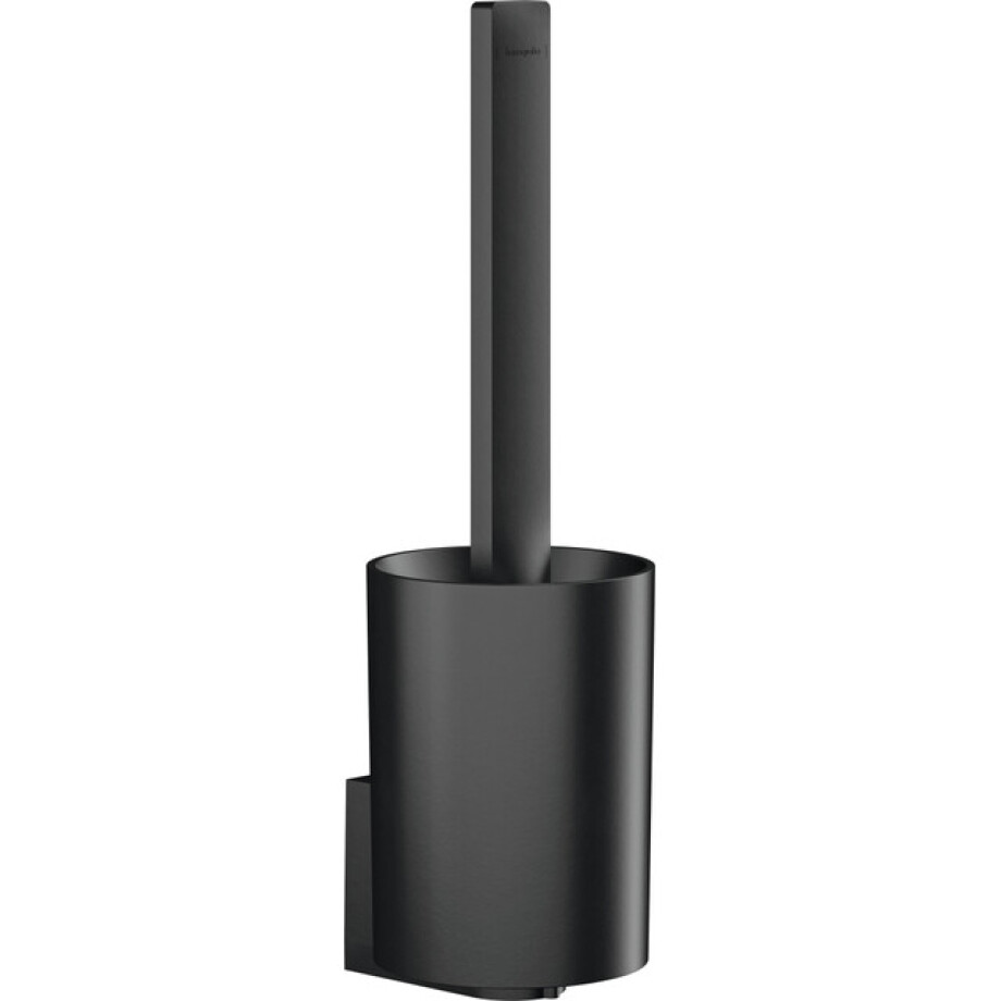 Hansgrohe WallStoris closetborstelhouder 10x34.1x11.2cm Zwart mat 27927670 afbeelding 1