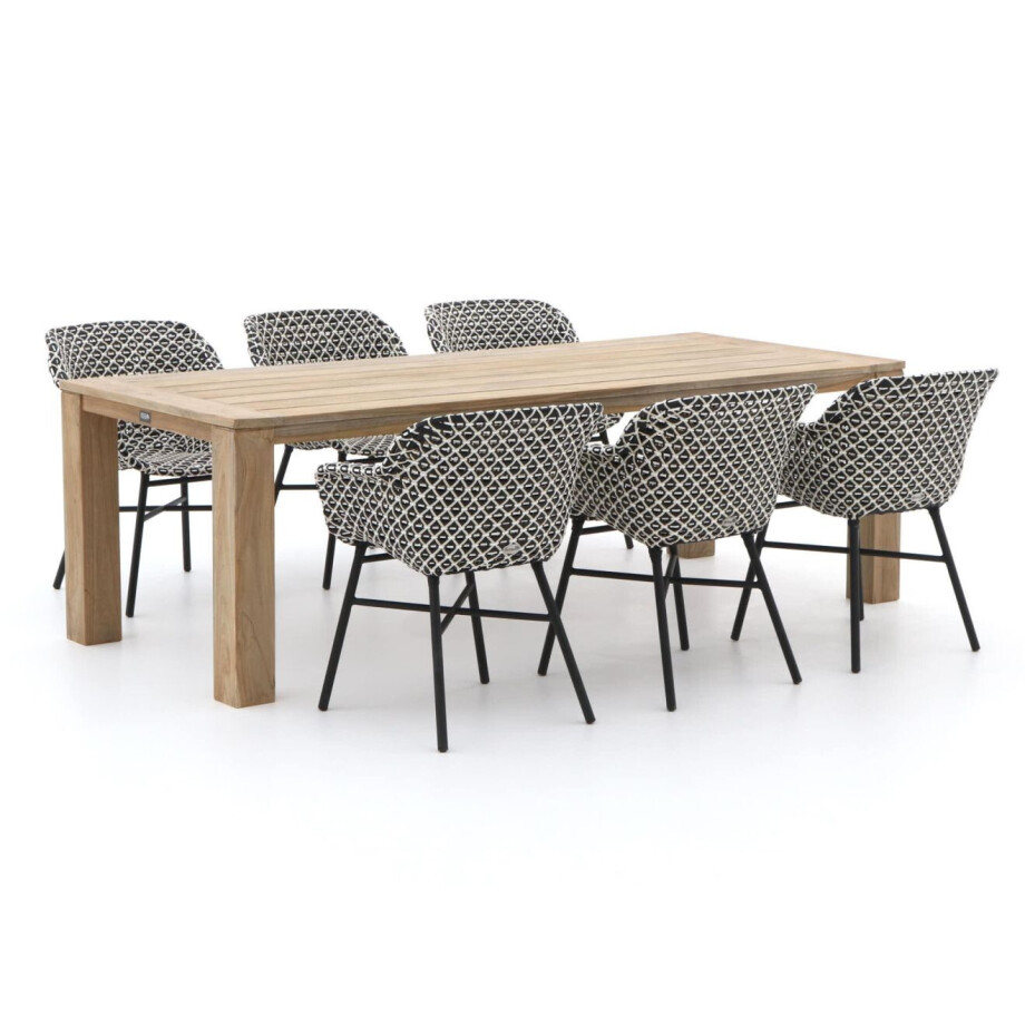 Hartman Delphine/ROUGH-X 240cm dining tuinset 7-delig - Laagste prijsgarantie! afbeelding 1