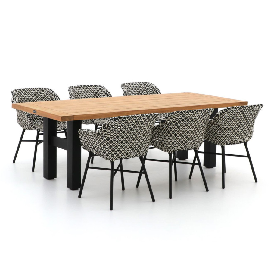 Hartman Delphine/Yasmani 240cm dining tuinset 7-delig - Laagste prijsgarantie! afbeelding 1