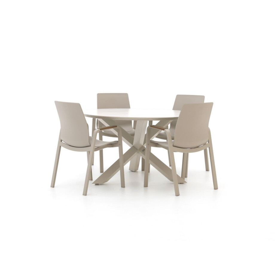Hartman Flow/Lodola ø 130cm dining tuinset 5-delig - Laagste prijsgarantie! Hartman Flow/Lodola ø 130cm dining tuinset 5-delig - Laagste prijsgarantie! afbeelding 1