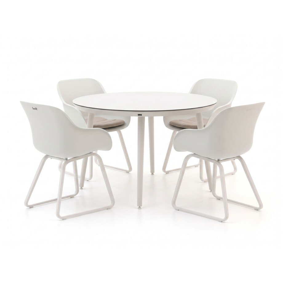 Hartman Le Soleil Element/Sophie Studio ø128cm dining tuinset 5-delig - Laagste prijsgarantie! Hartman Le Soleil Element/Sophie Studio ø128cm dining tuinset 5-delig - Laagste prijsgarantie! afbeelding 1