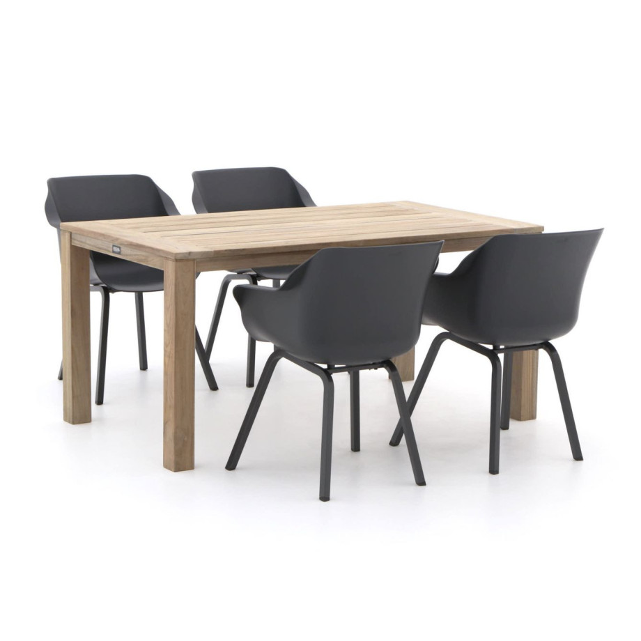 Hartman Sophie Element/ROUGH-S 160cm dining tuinset 5-delig - Laagste prijsgarantie! afbeelding 1