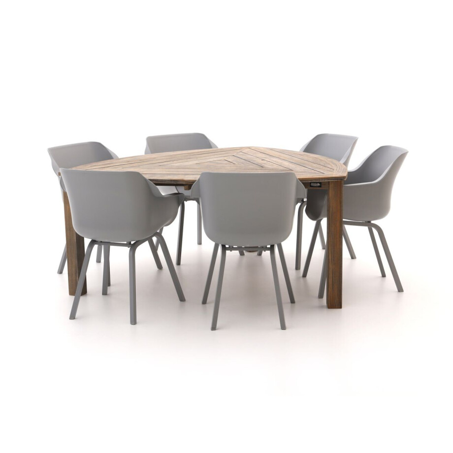 Hartman Sophie Element/Rough-S Triangular 170cm dining tuinset 7-delig - Laagste prijsgarantie! afbeelding 1