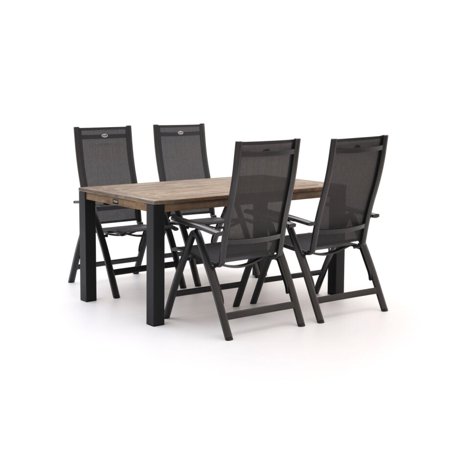 Hartman Troy/ROUGH-S 160cm dining tuinset 5-delig verstelbaar - Laagste prijsgarantie! afbeelding 1