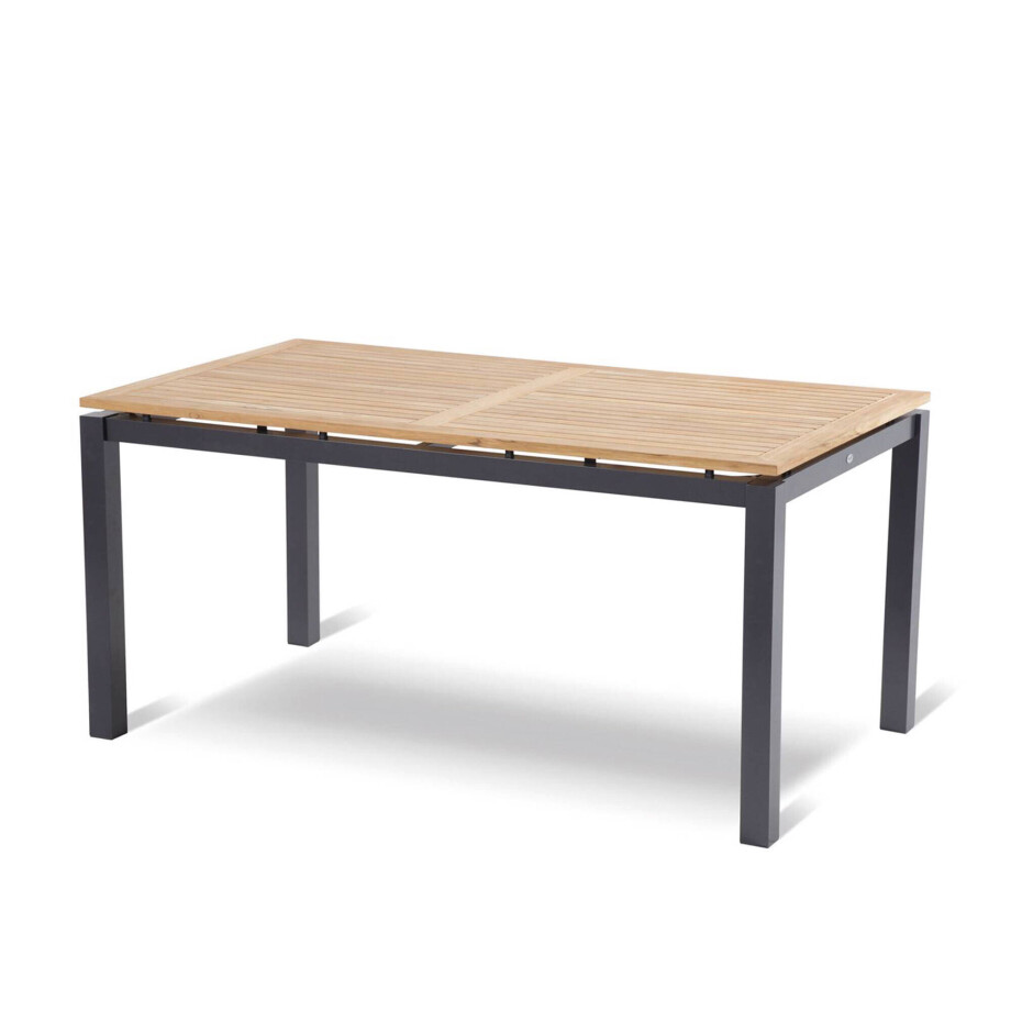 Hartman Tuintafel 'Sonata' Teak, 160 x 90cm, kleur Antraciet afbeelding 1