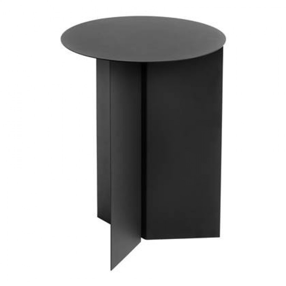 HAY Slit Table Round Bijzettafel Ø 35 cm - Zwart afbeelding 1
