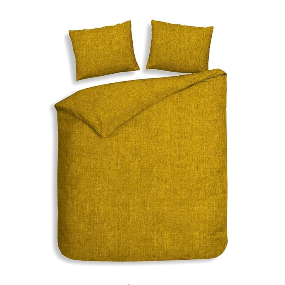 Dekbedovertrek Franela Goud Effen 200x200 Cm Verwarmend Heckett Lane - Dekbed-Discounter.nl afbeelding 1