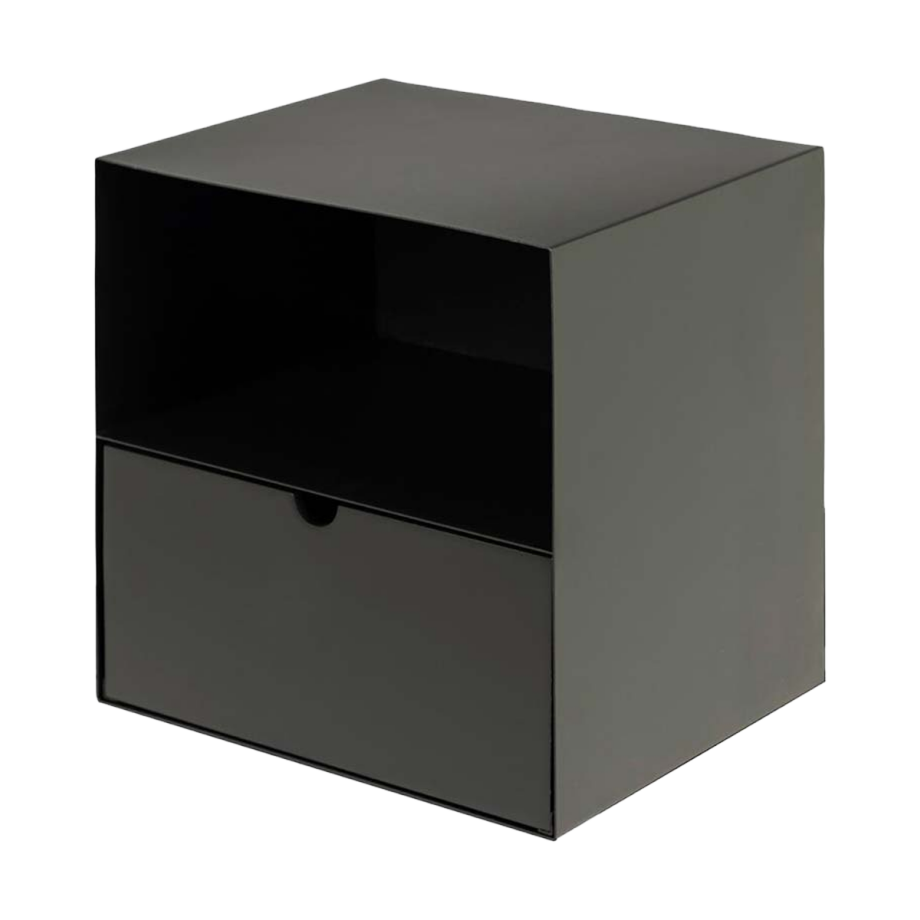 Hilde metalen wandkastje zwart - 30 x 30 cm Hilde metalen wandkastje zwart - 30 x 30 cm afbeelding 1