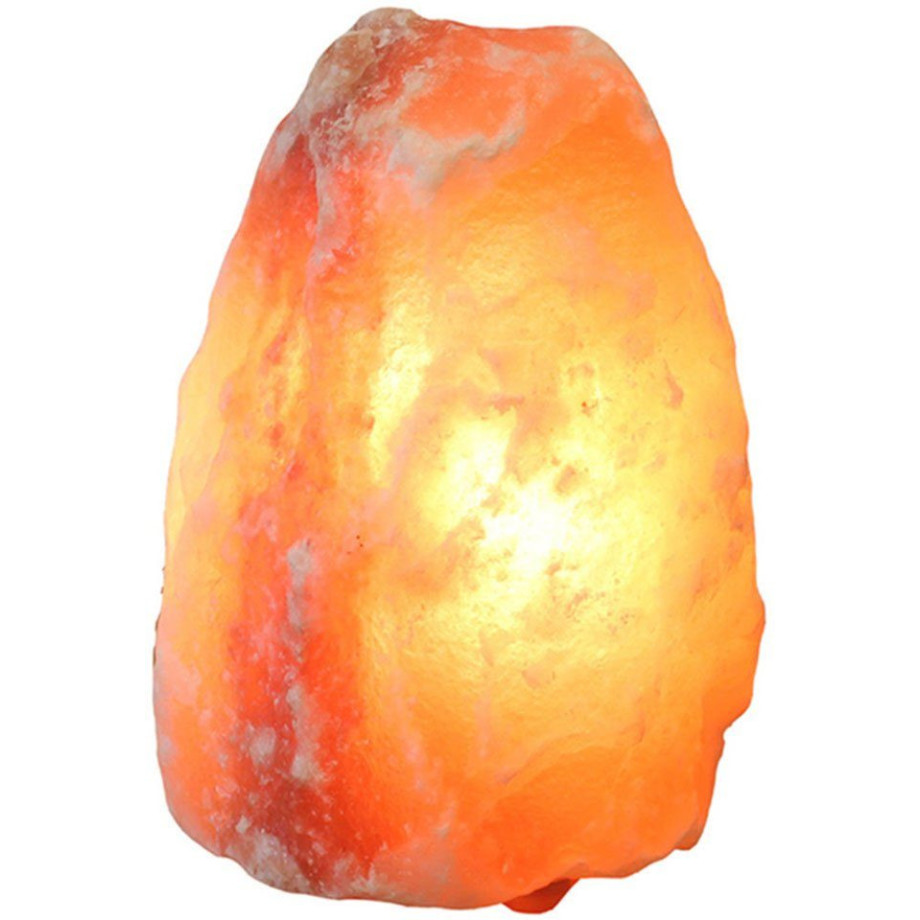 HIMALAYA SALT DREAMS Zoutkristal-tafellamp Rock Met de hand gemaakt - iedere steen is uniek, H: ca.18 cm, ca.2-3 kg (1 stuk) afbeelding 1