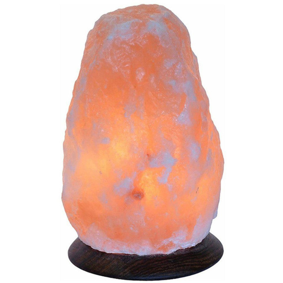 HIMALAYA SALT DREAMS Zoutkristal-tafellamp Rock Met de hand gemaakt van zoutkristal - iedere steen uniek, ca.1,7 kg (1 stuk) afbeelding 1