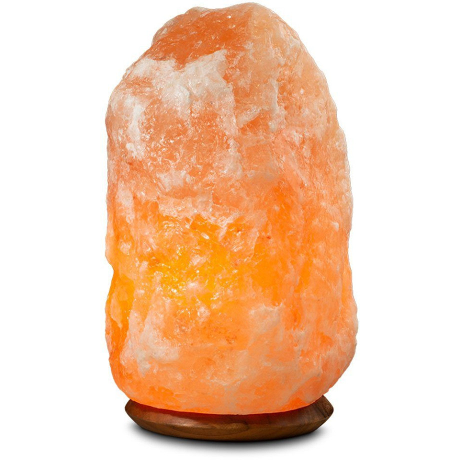 HIMALAYA SALT DREAMS Zoutkristal-tafellamp Rock Met de hand gemaakt van zoutkristal - iedere steen uniek, ca.18-22 kg (1 stuk) afbeelding 1