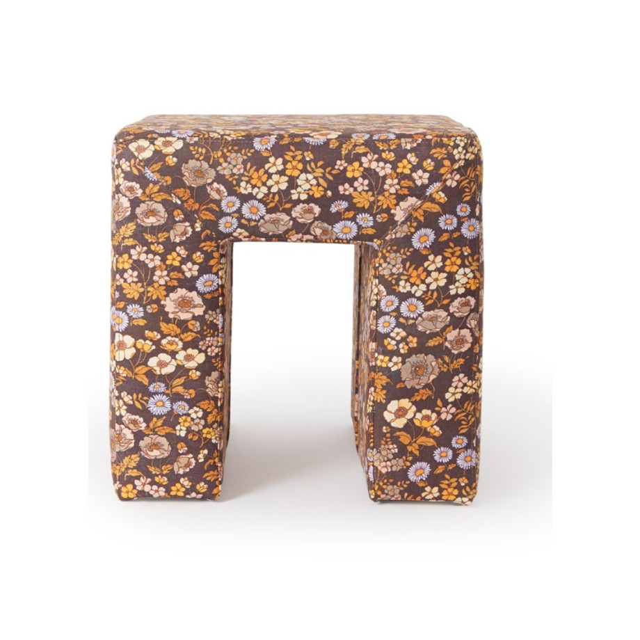 HKliving Bloom kruk 45 x 45 cm afbeelding 1