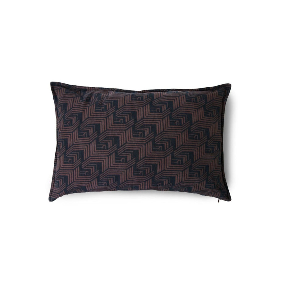 HKliving DORIS for HKliving: Art Deco sierkussen 60 x 40 cm afbeelding 1