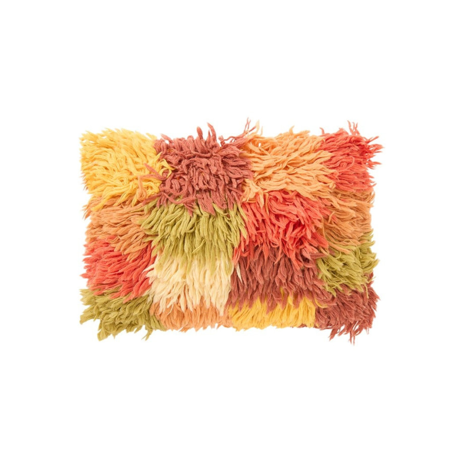 HKliving Fluffie Rag sierkussen 60 x 40 cm afbeelding 1