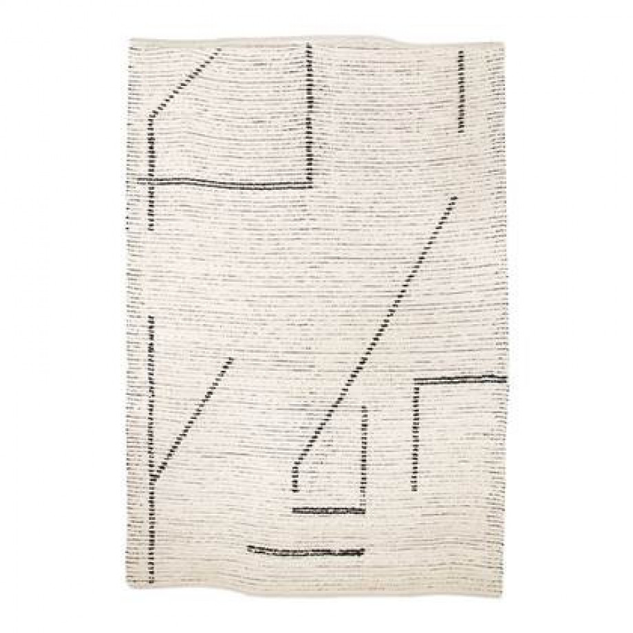 HKliving Handwoven Vloerkleed 200 x 300 cm afbeelding 1