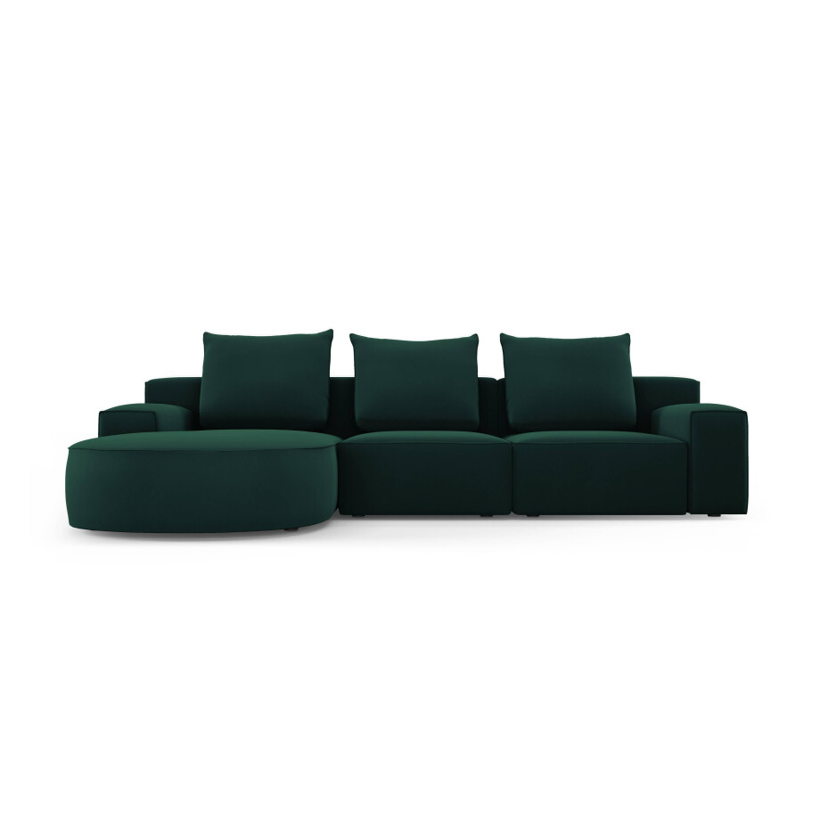 Hoekbank Inca links velvet | Micadoni Home afbeelding 1