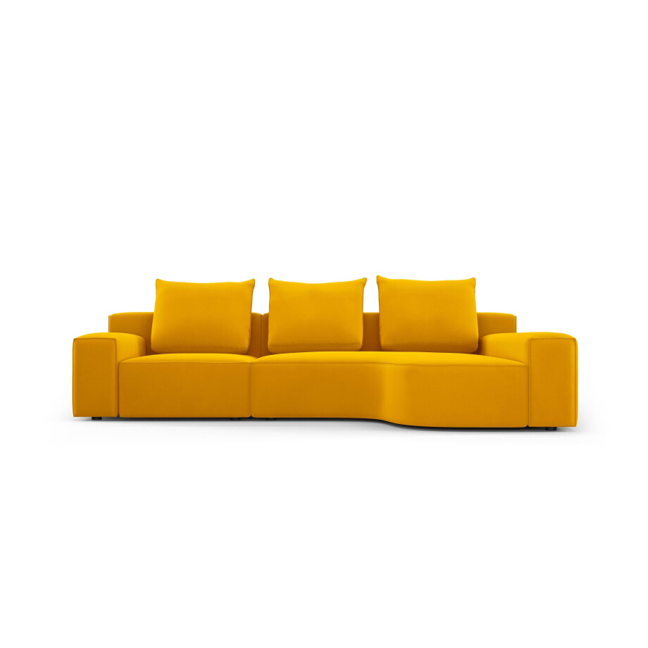 Hoekbank Inca rechts velvet | Micadoni Home afbeelding 1