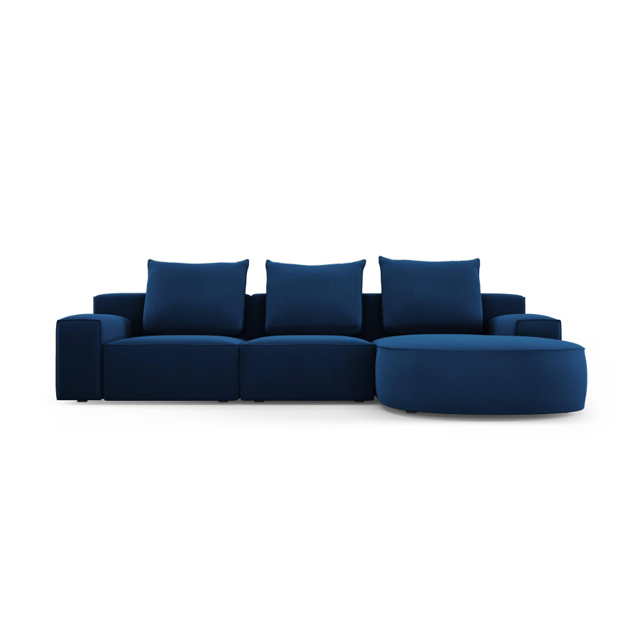 Hoekbank Inca rechts velvet | Micadoni Home afbeelding 1