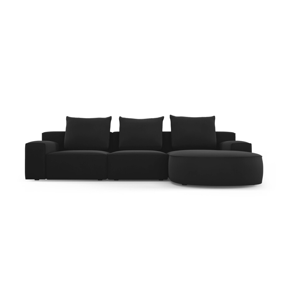 Hoekbank Inca rechts velvet | Micadoni Home afbeelding 1