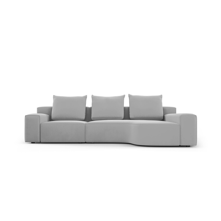 Hoekbank Inca rechts velvet | Micadoni Home afbeelding 1