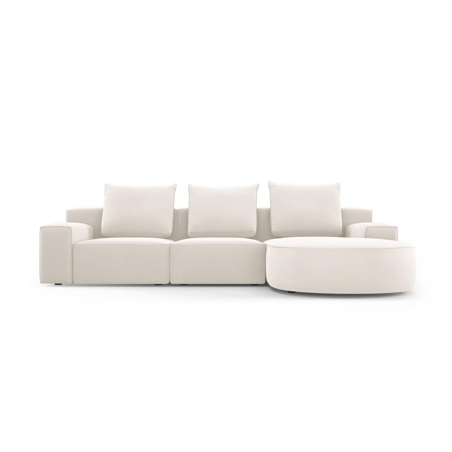 Hoekbank Inca rechts velvet | Micadoni Home afbeelding 1