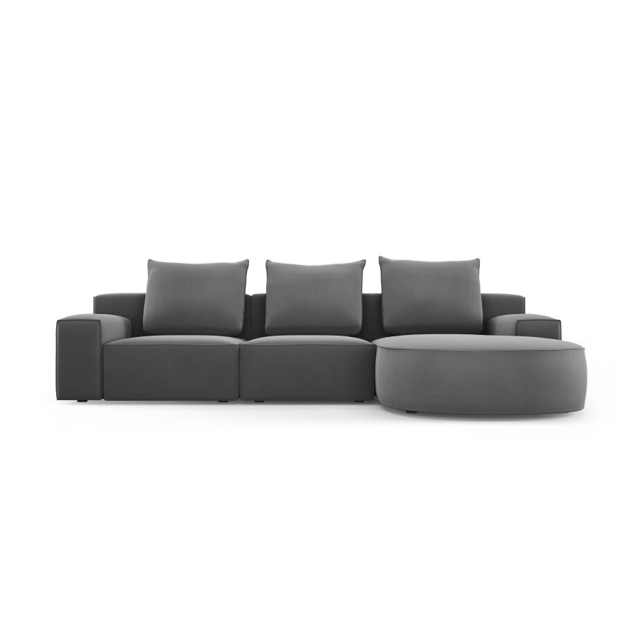 Hoekbank Inca rechts velvet | Micadoni Home afbeelding 1