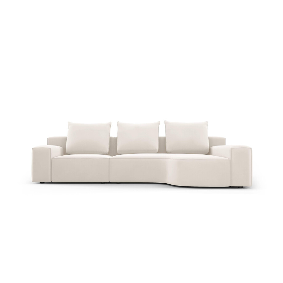 Hoekbank Inca rechts velvet | Micadoni Home afbeelding 1